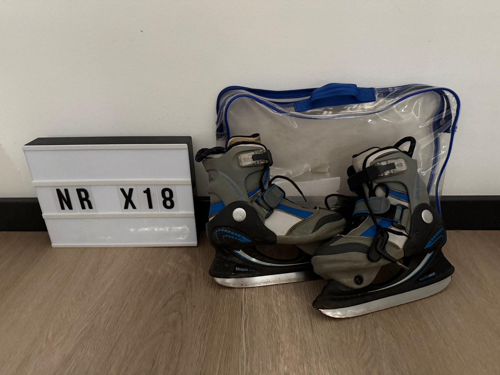 IJshockeyschaatsen 34 35 36 verstelbaar, Ophalen of Verzenden, Gebruikt, IJshockeyschaatsen, Overige merken