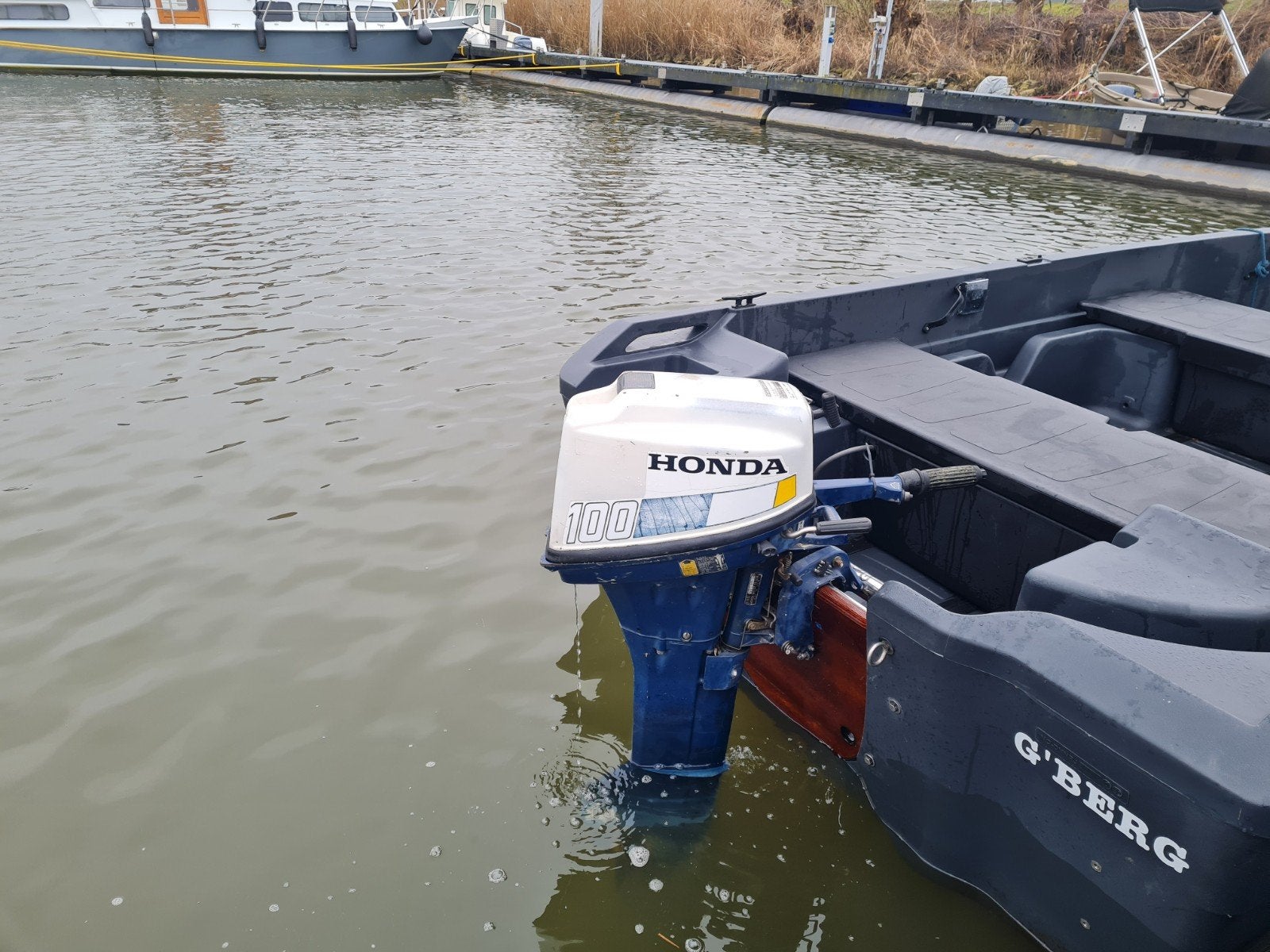 Honda 10 pk 4 takt 2 cilinder langstaart , CDi ontsteking mo, Watersport en Boten, Ophalen, Gebruikt, 5 tot 10 pk, Viertaktmotor
