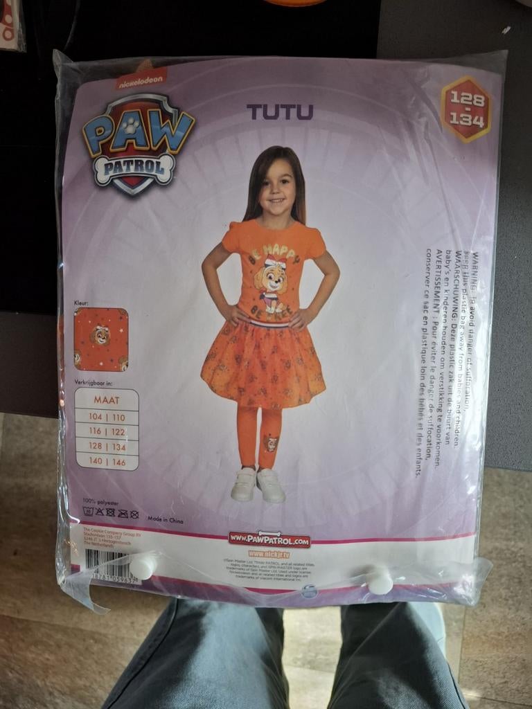 Paw Patrol Skye Tutu Jurk Maat 128-134 Nieuw, Ophalen of Verzenden, Nieuw, Meisje