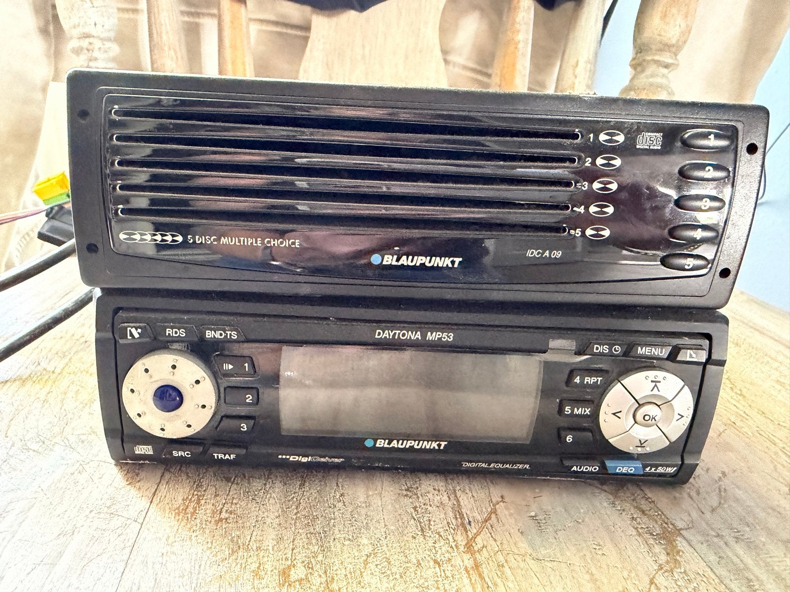 Blaupunkt Daytona MP53 Autoradio met 5-disc wisselaar, Ophalen of Verzenden, Gebruikt