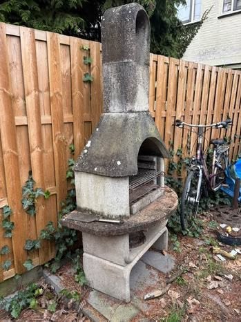 Betonnen BBQ, Tuin en Terras, Tuinhaarden, Ophalen, Gebruikt