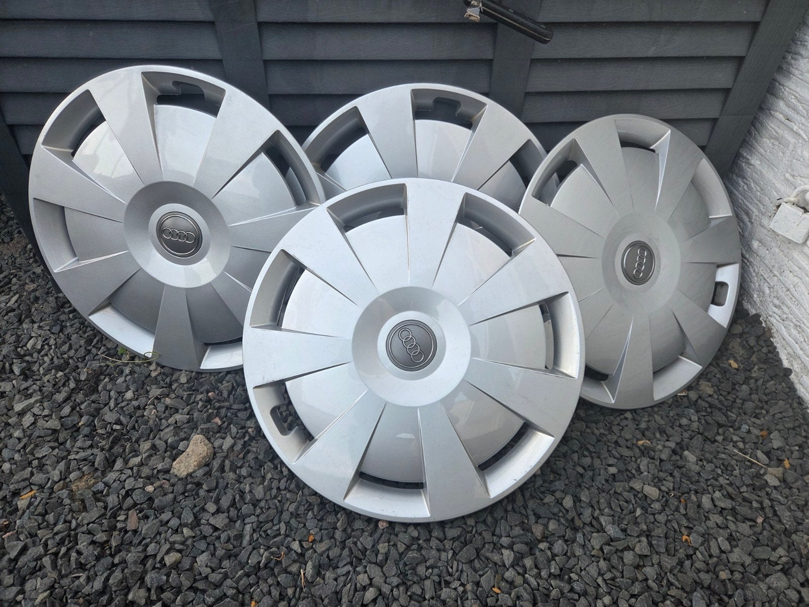 4x Originele Audi wieldoppen 17 inch, Ophalen, Gebruikt