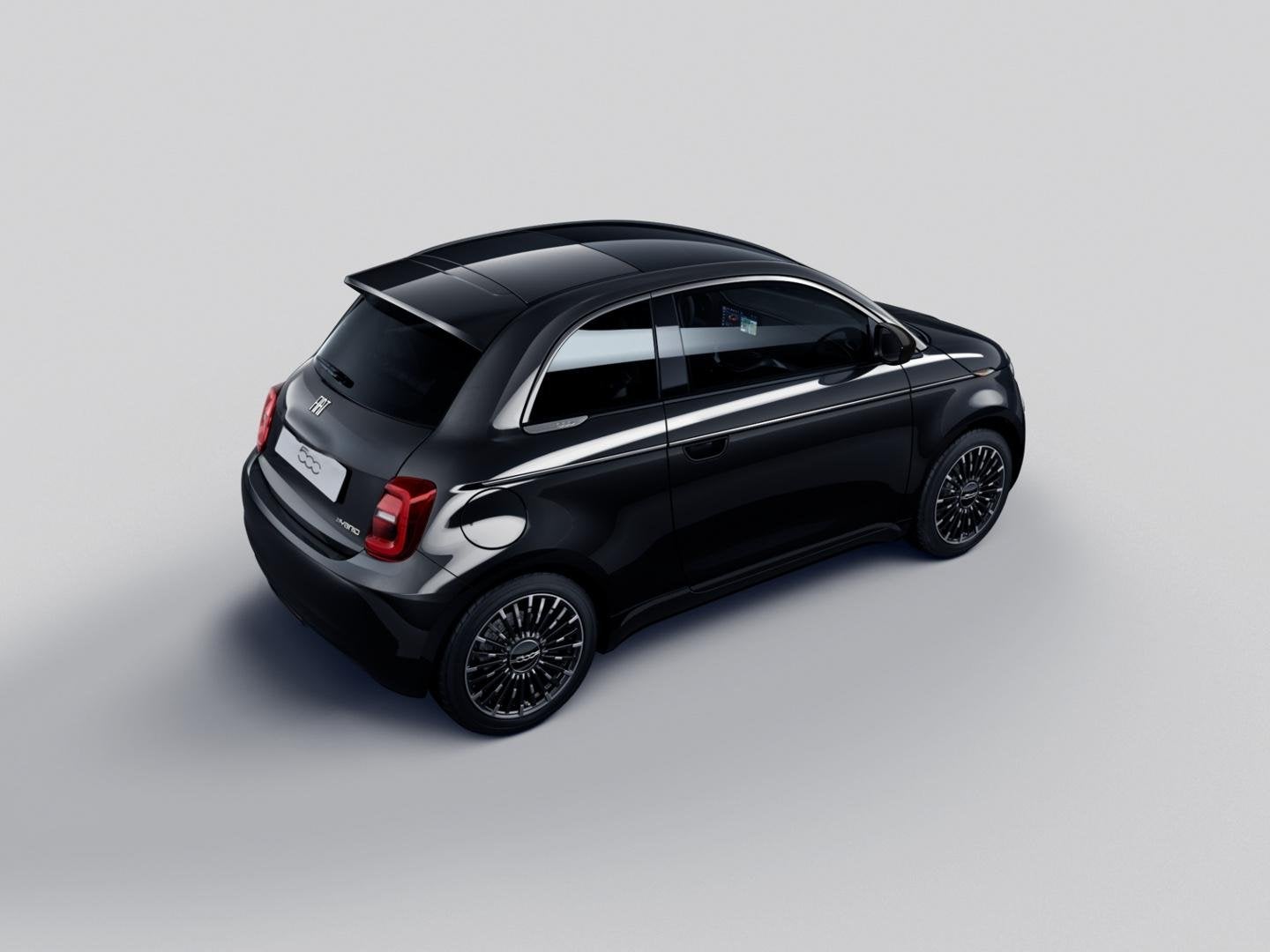 Fiat 500 Hybrid La Prima | Uit voorraad leverbaar | Clima |, Met garantie (alle), Zwart, Origineel Nederlands, Handgeschakeld