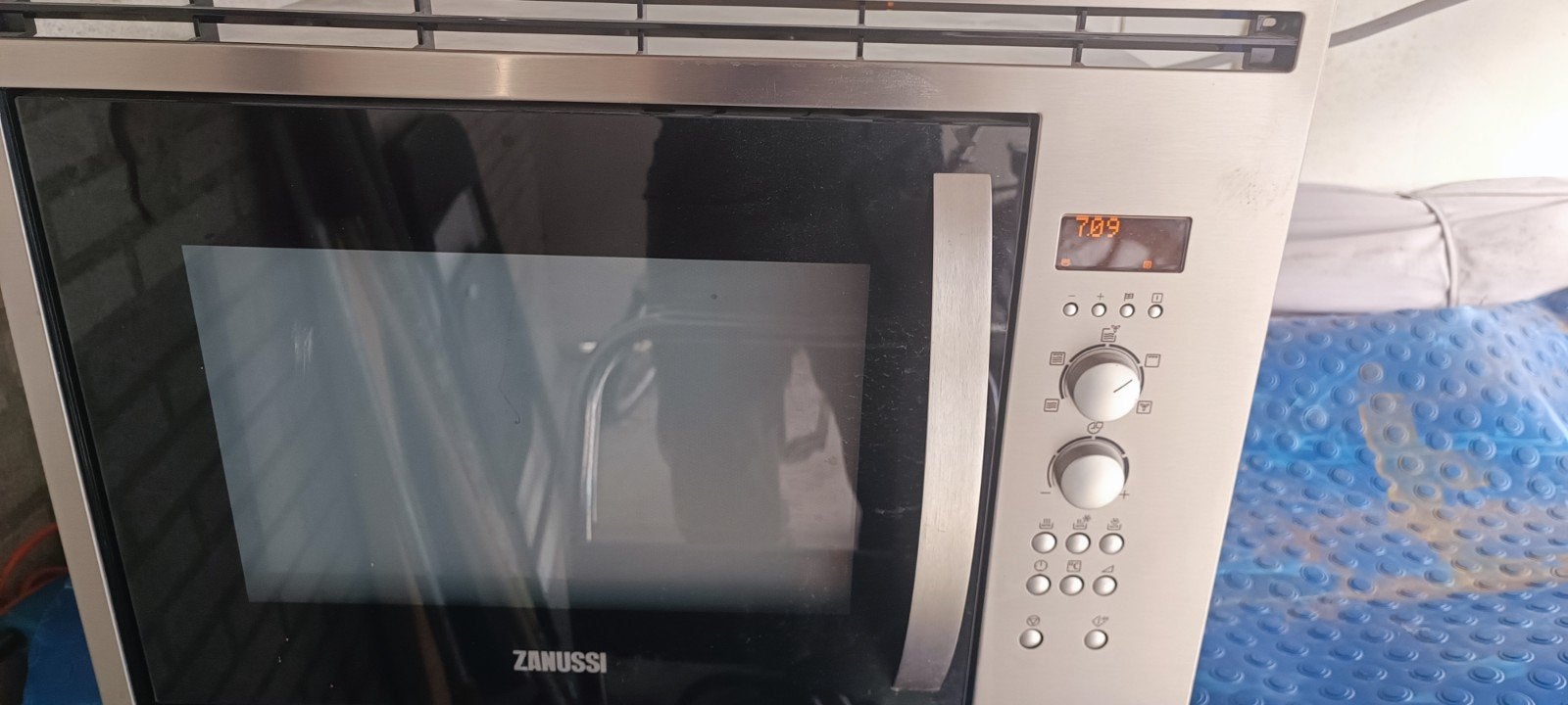 Zanussi Inbouw Magnetron - Zo goed als nieuw, Witgoed en Apparatuur, Magnetrons, 60 cm of meer, Ophalen of Verzenden, Inbouw, Magnetron