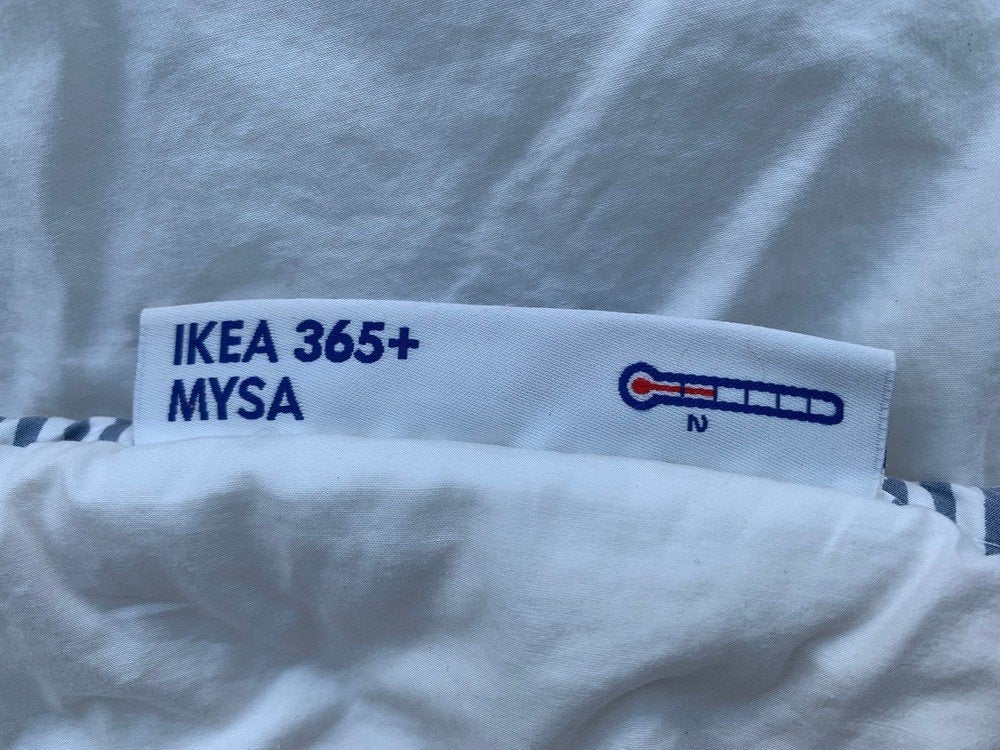 IKEA Dekbed 365 Mysa 1 Persoons, Eenpersoons, Wit, Ophalen of Verzenden, Deken of Dekbed