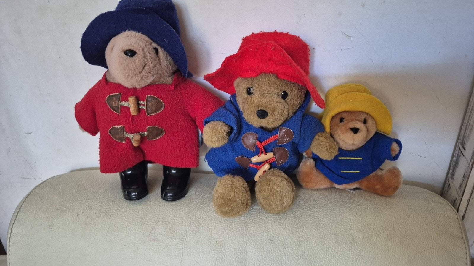 beertje Paddington 3 stuks, Verzamelen, Beren en Cherished Teddies, Ophalen, Zo goed als nieuw, Stoffen beer, Overige merken