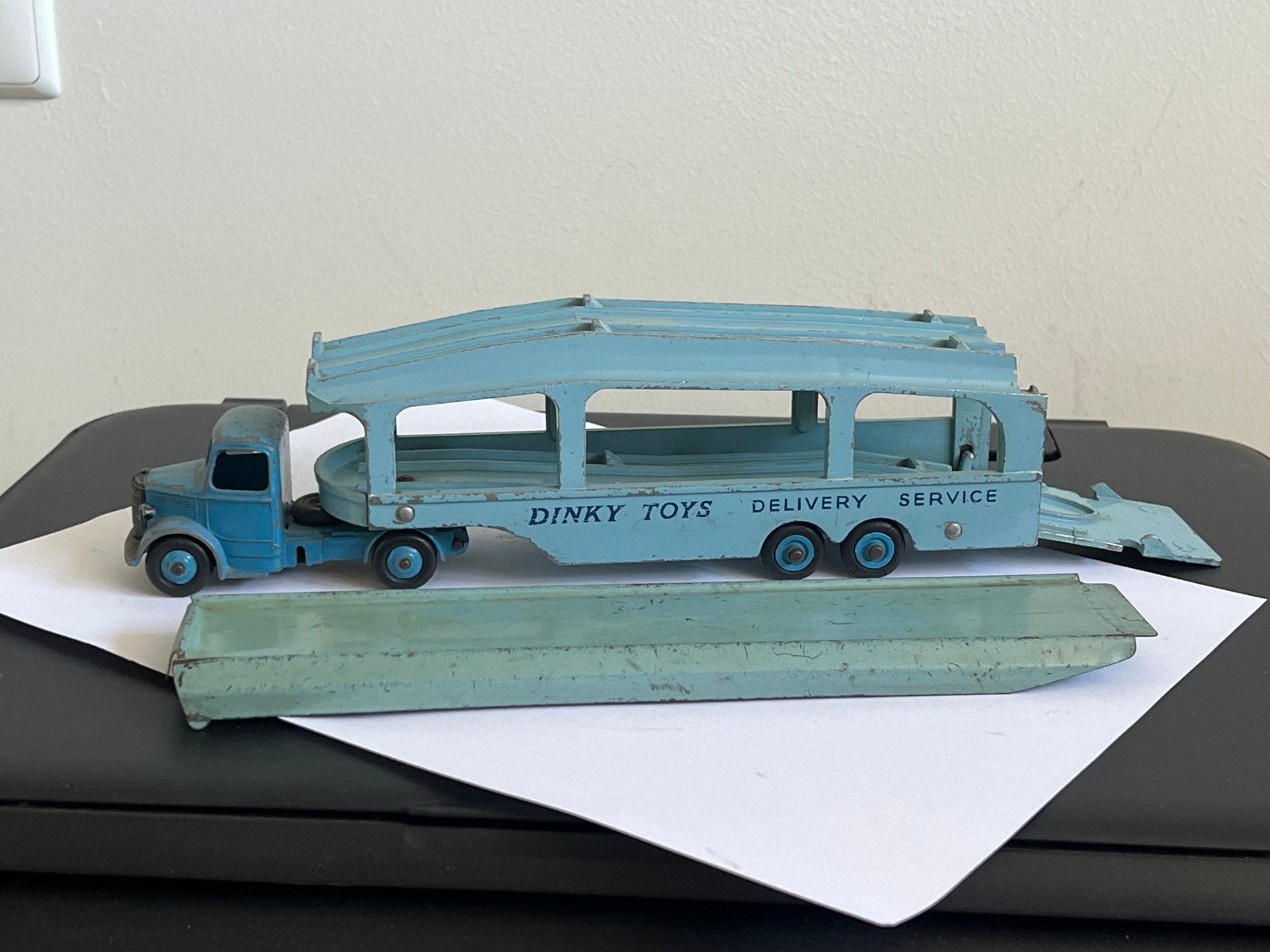 Vintage Dinky Toys Pullmore Autotransporter 982, Ophalen of Verzenden, Gebruikt