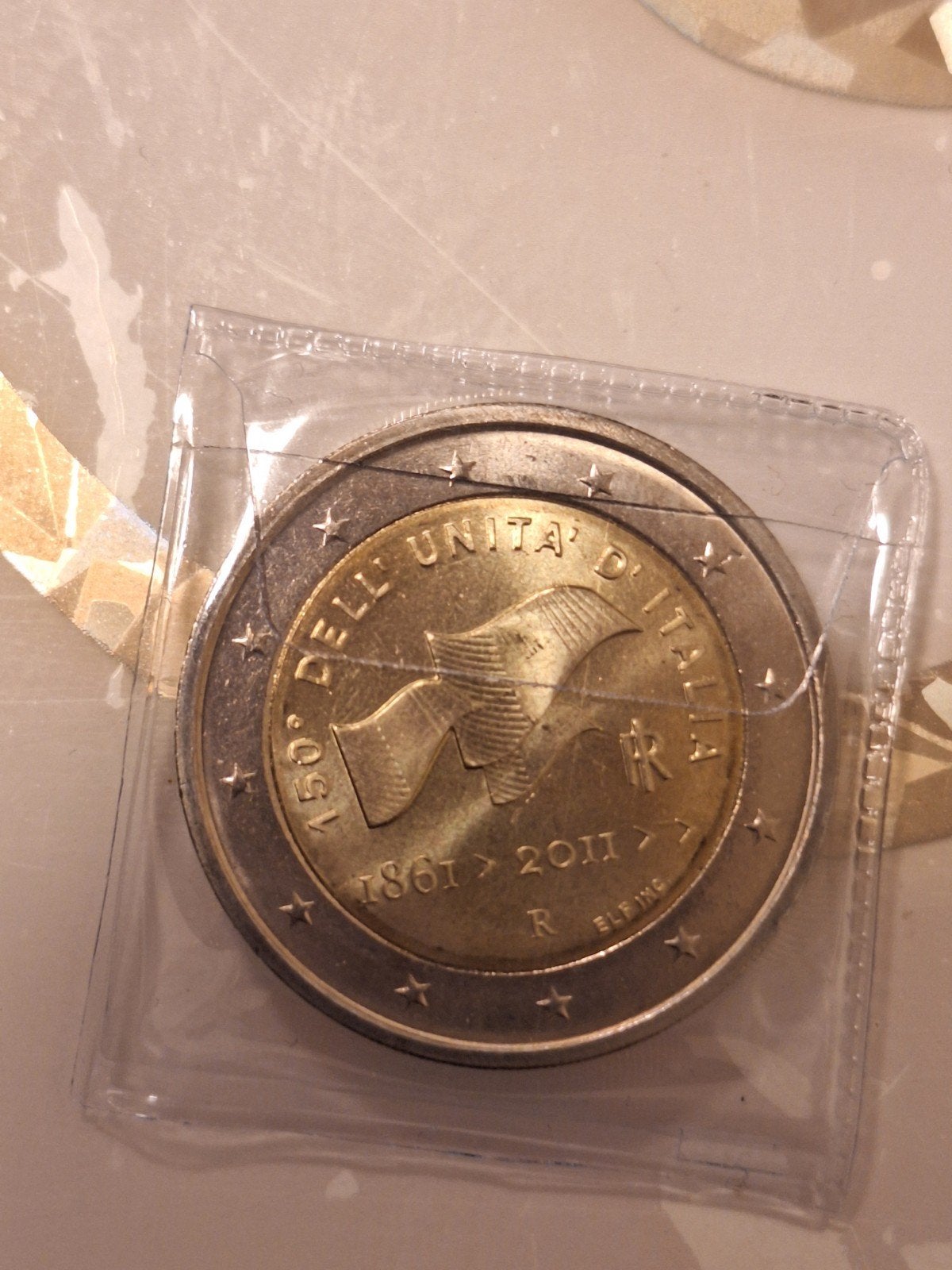 UNC 2 Euro munt Italië 2011 - 150 jaar eenheid Italië, Ophalen of Verzenden, Italië, 2 euro, Losse munt