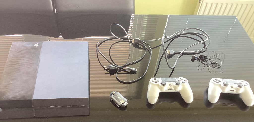 PlayStation 4 console, Met 2 controllers, Ophalen of Verzenden, Original, Met harde schijf