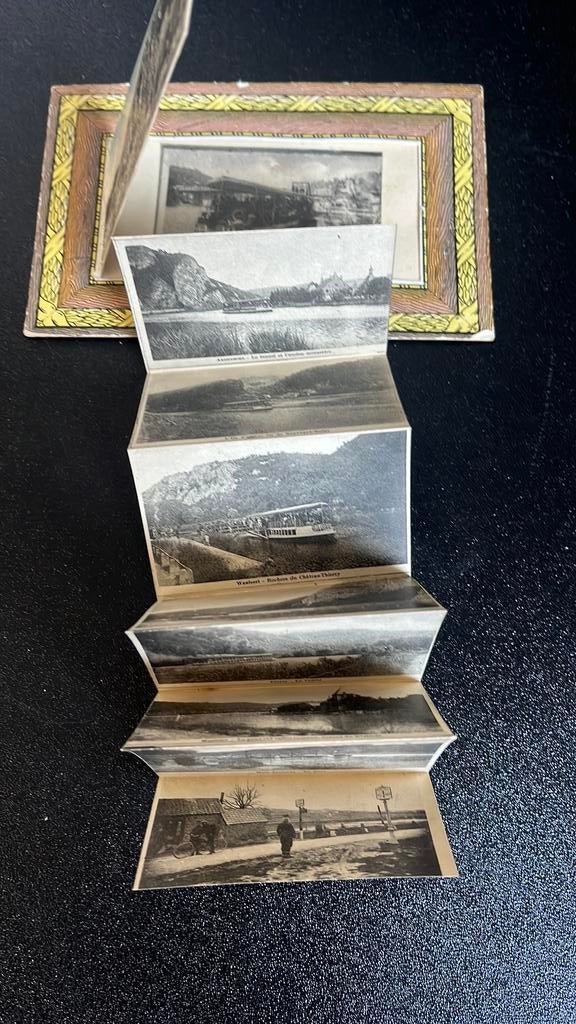 Dinant groeten uit leporello 1926, Ophalen of Verzenden, 1920 tot 1940, Gelopen, Namen