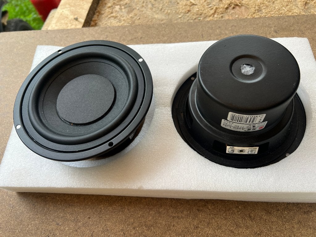 Audio Labs 5 inch 4 Ohm 40 Watt luidspreker set - Nieuw, Speakerset, Nieuw, Minder dan 60 watt, Ophalen