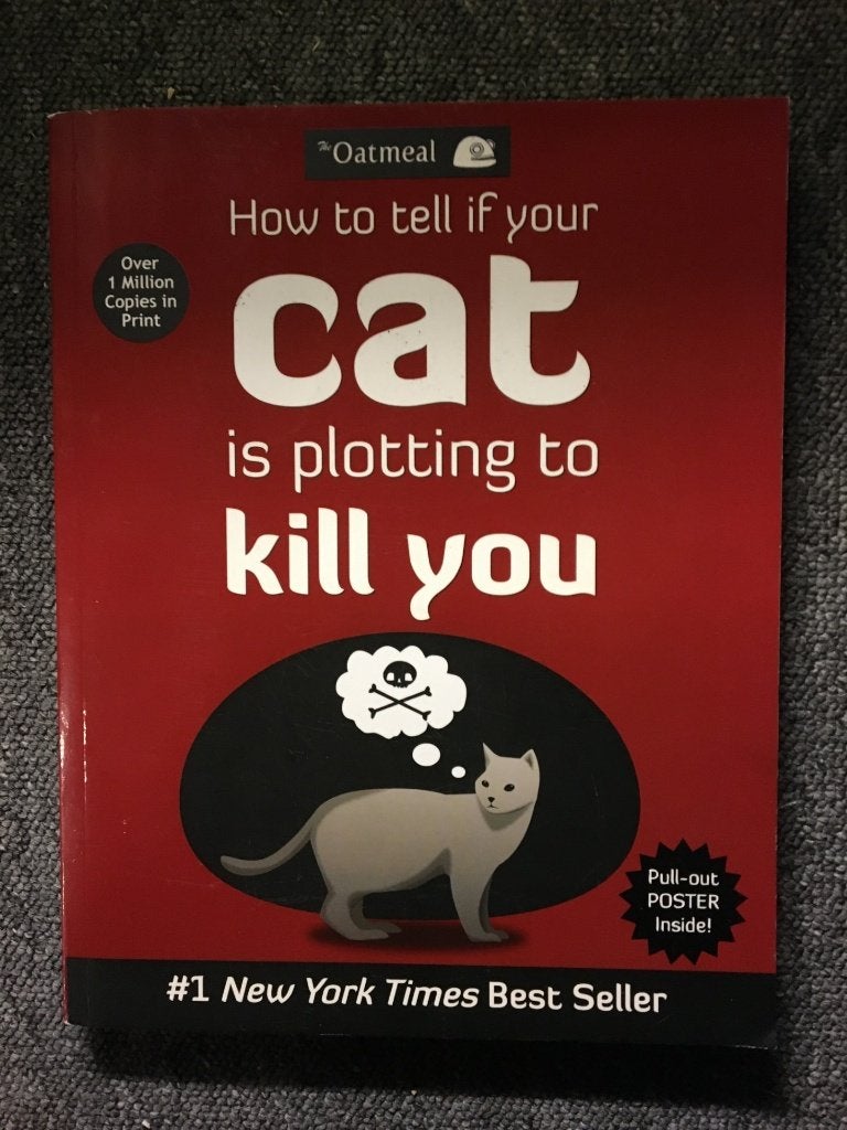 How to tell if your cat is plotting to kill you ; Oatmeal, Gelezen, Cartoons, Ophalen of Verzenden, Oatmeal