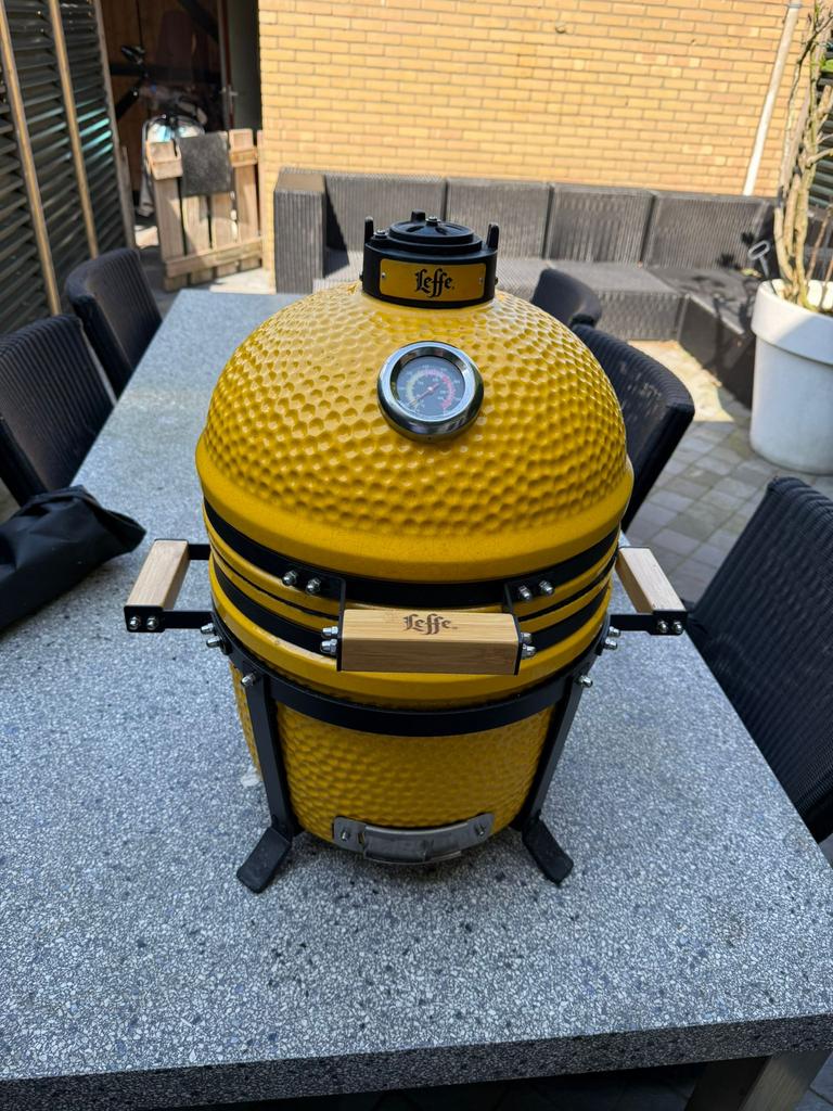 Leffe kamado, Ophalen, Zo goed als nieuw