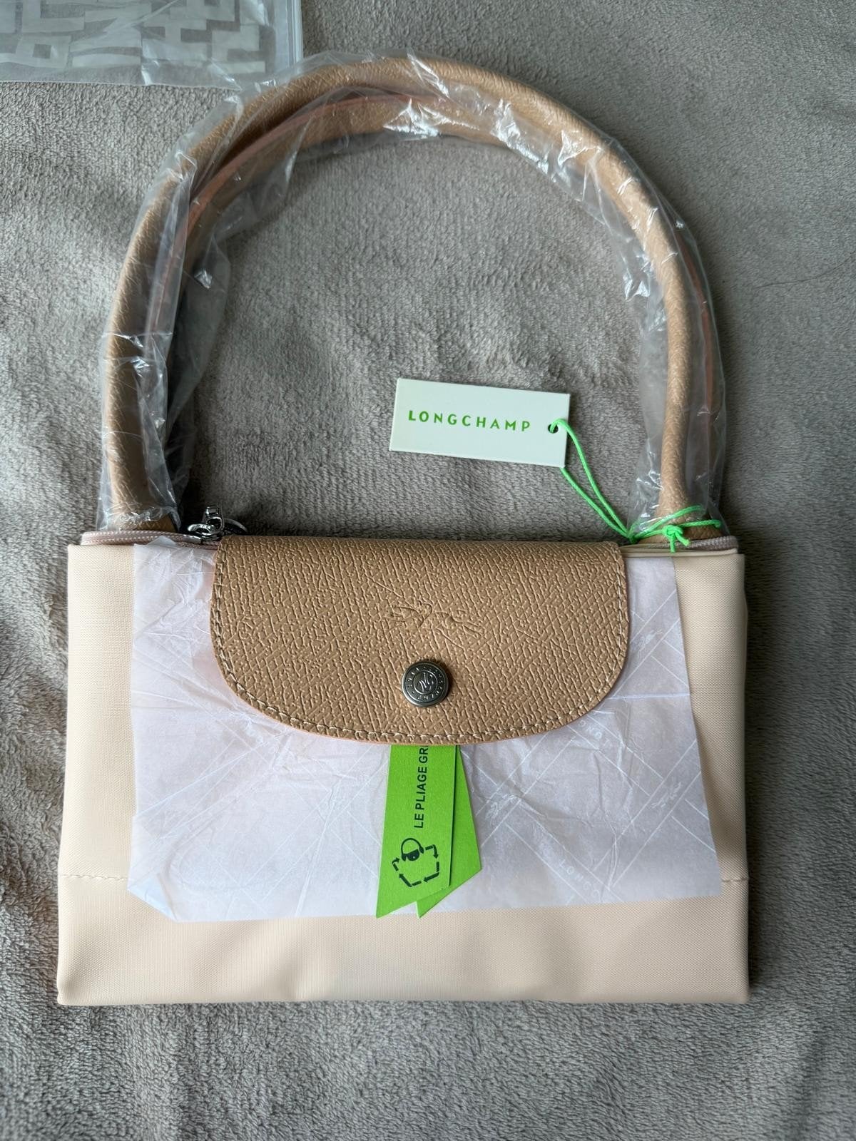 Nieuwe Longchamp Le Pliage handtas - Lichtroze, Ophalen of Verzenden