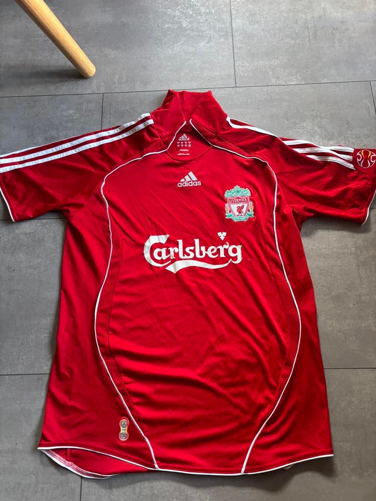 Liverpool shirt 2006 bedrukt met Kuyt, Maat M, Ophalen, Gebruikt, Shirt
