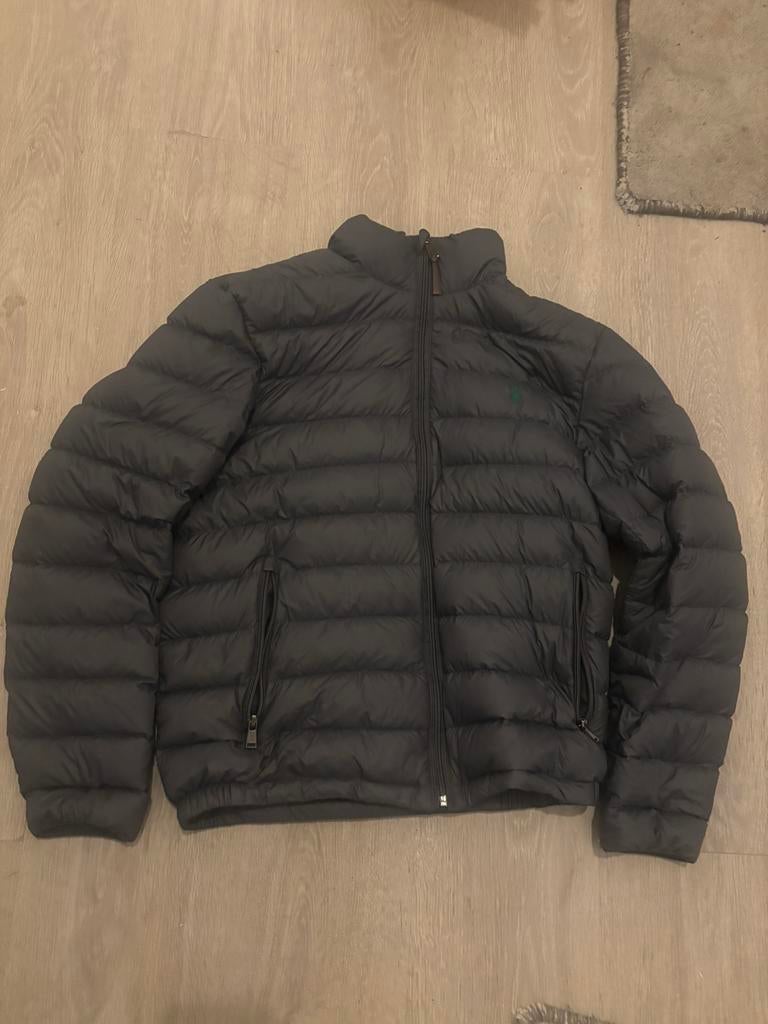 Polo ralph lauren jas grijs, Ophalen of Verzenden, Zo goed als nieuw, Maat 46 (S) of kleiner, Grijs