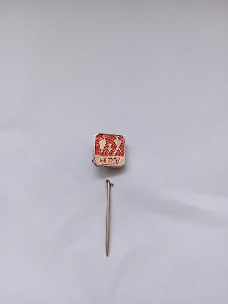 Pin - HPV, Ophalen of Verzenden, Zo goed als nieuw, Overige onderwerpen, Speldje of Pin