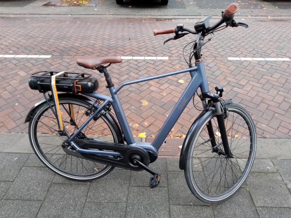 Qwic Premium MN8 h54 elektrische herenfiets middenmotor, Gebruikt, -, -, Versnellingen