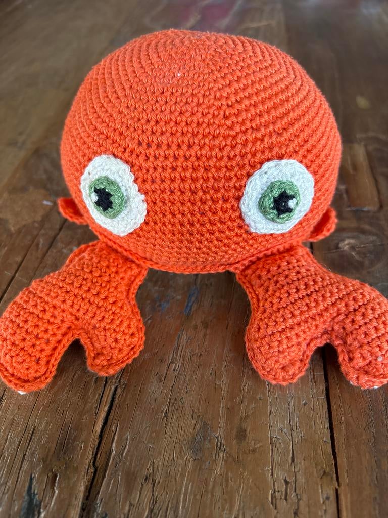 Oranje Gehaakte Krab Knuffel, Ophalen, Zo goed als nieuw, Overige typen