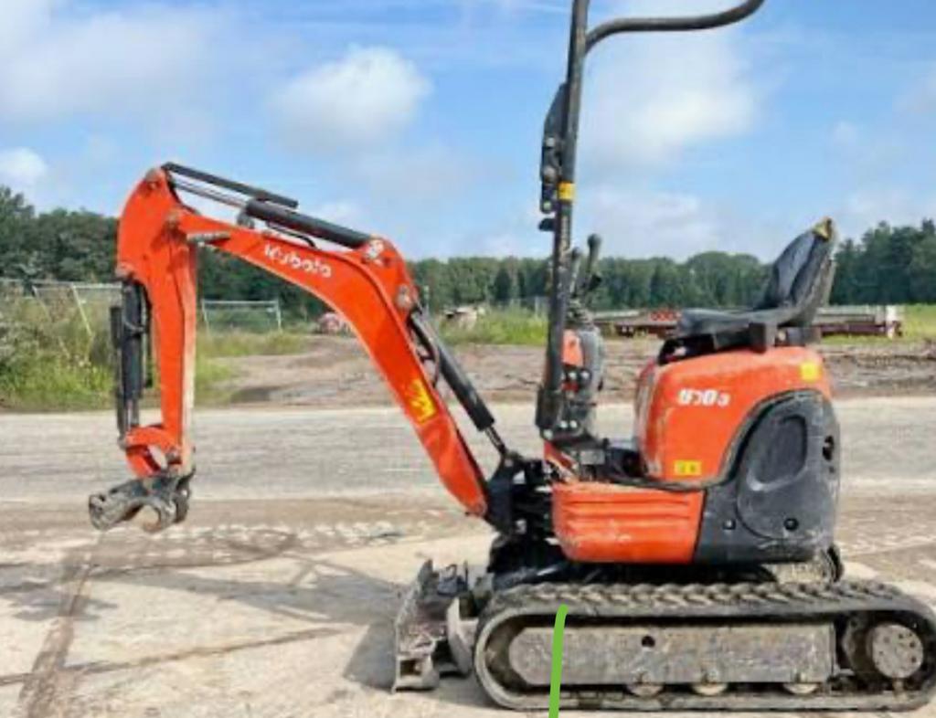Mini Graafmachine te huur MET Machinist