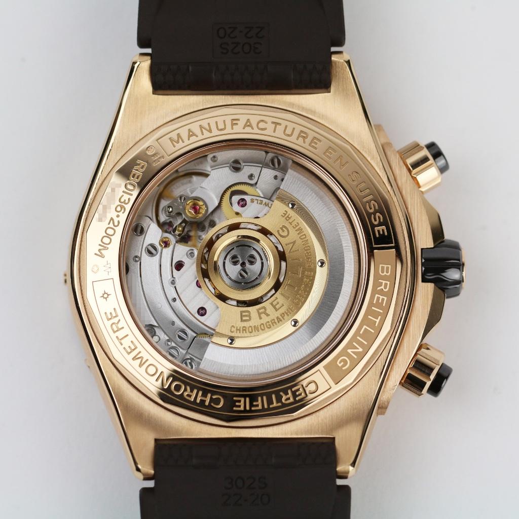 Breitling Super Chronomat Red Gold 44 (99% NIEUW/ 12-2023), Staal, Breitling, Polshorloge, Ophalen of Verzenden