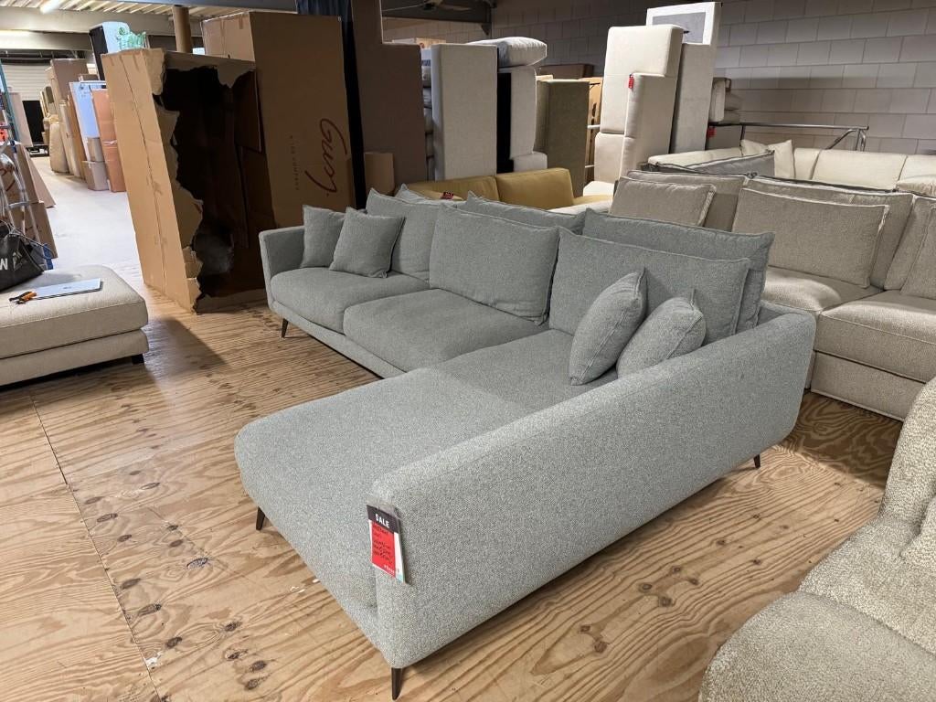 Hoekbank Suus l Whoon l Meubilex l van €2749,- voor 1299,-, Ophalen, 100 tot 125 cm, Hoekbank, 300 cm of meer