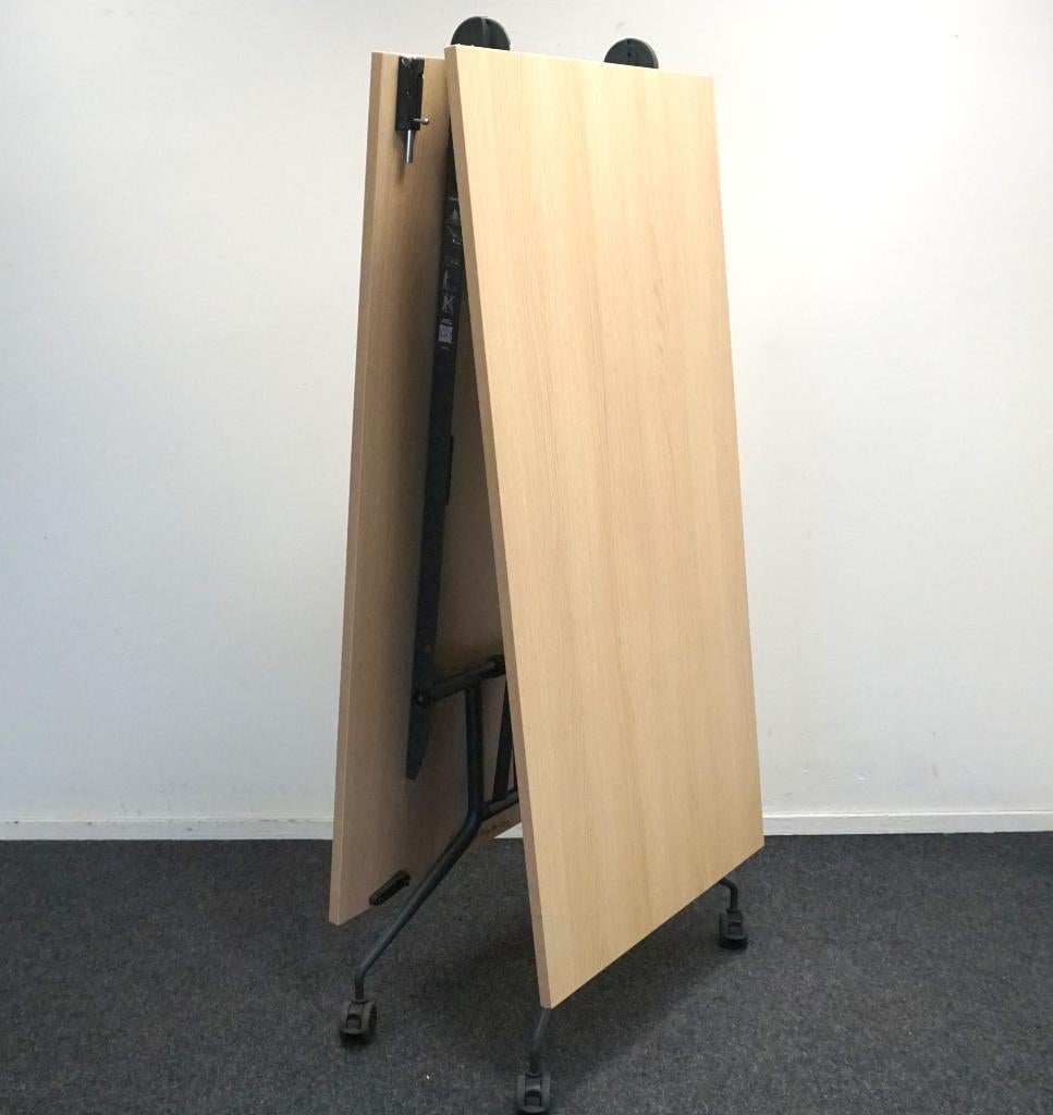 Mara Klaptafel Verrijdbaar | 320 x 80 cm | Midden eiken blad, Gebruikt, -, -, 200 cm of meer