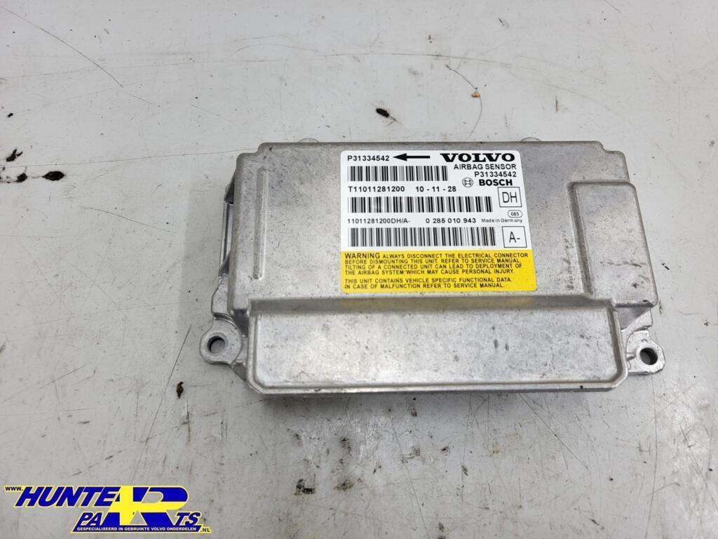 Airbag sensor Volvo V60 I ('10-'18) 31334542, Gebruikt, Ophalen of Verzenden, Volvo, Volvo