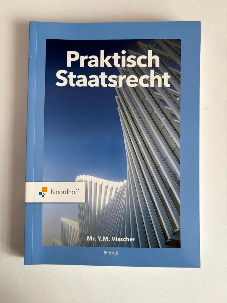 Praktisch Staatsrecht studieboek te koop, Boeken, Wetenschap, Zo goed als nieuw, Sociale wetenschap, Ophalen of Verzenden