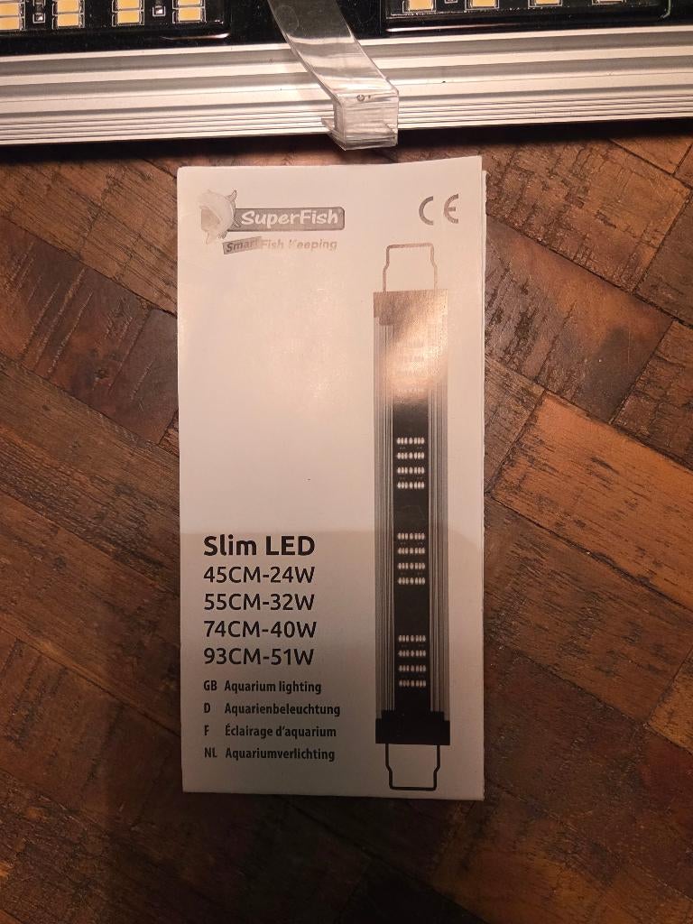 Superfish slim led aquariumverlichting, Dieren en Toebehoren, Vissen | Aquaria en Toebehoren, Ophalen, Zo goed als nieuw, Verlichting of Verwarming