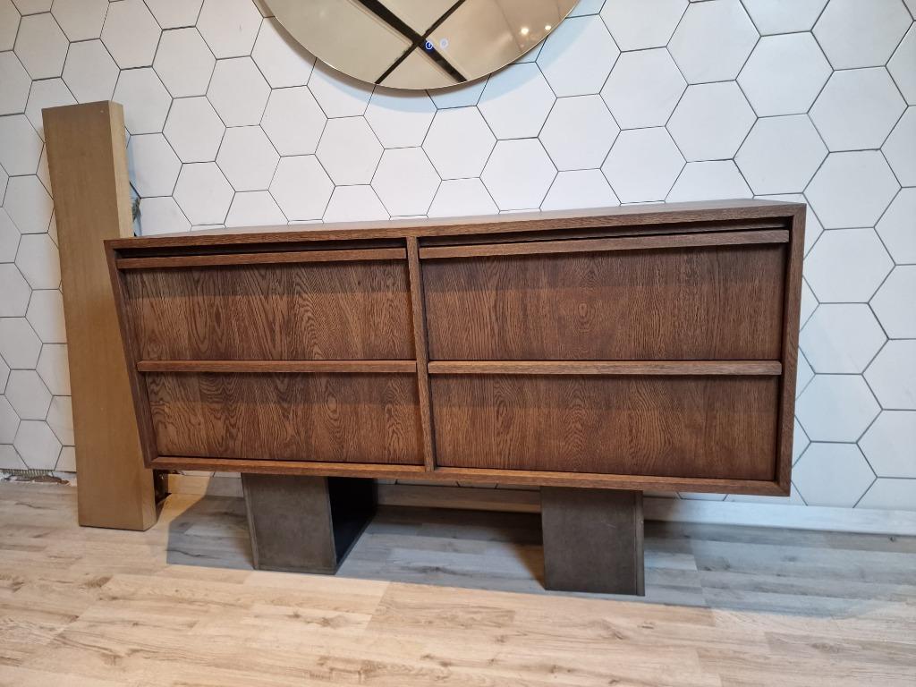 Foto 4 van Rock massief eiken houten badmeubel 140cm tbv waskom!