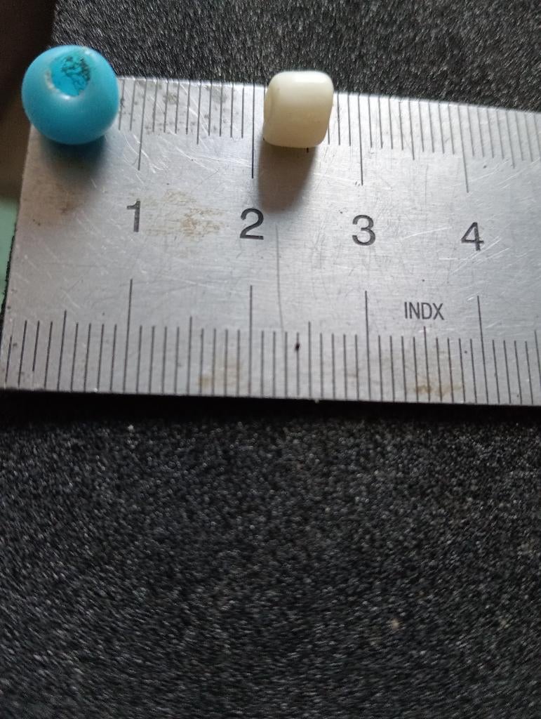 2x Romeinse Periode Glas Kralen, Antiek en Kunst, Ophalen of Verzenden