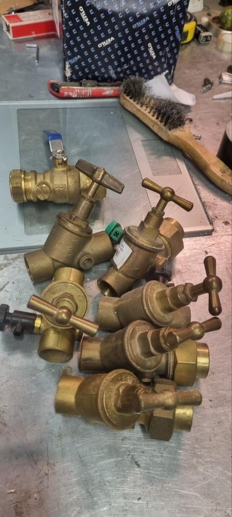 stopkraanen 28 mm  22m. 15 mm 12 mm opruiming, Doe-het-zelf en Verbouw, Metalen, Ophalen