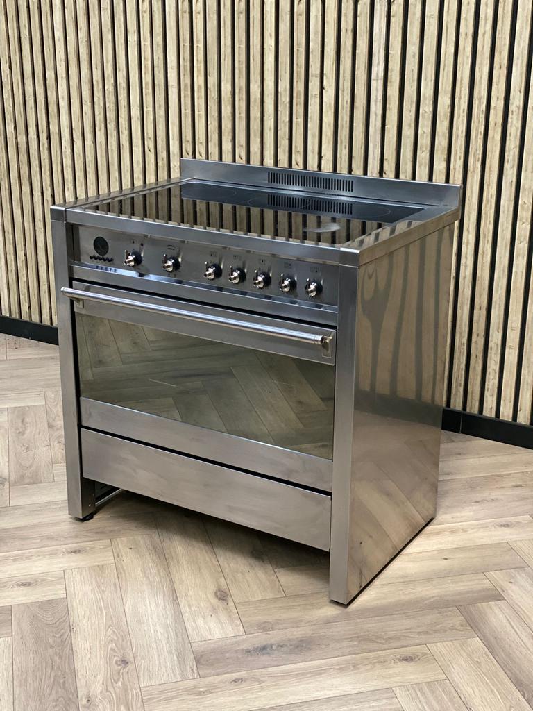 Smeg keramische Fornuis + grote multifunctionele oven, Ophalen of Verzenden, Grill, Gas