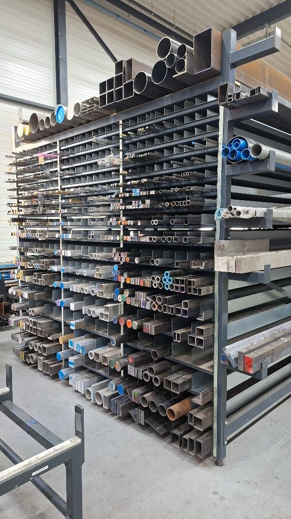 Restpartij stafmateriaal staal, rvs, aluminium, messing, Doe-het-zelf en Verbouw, Metalen, Ophalen, Nieuw, Aluminium
