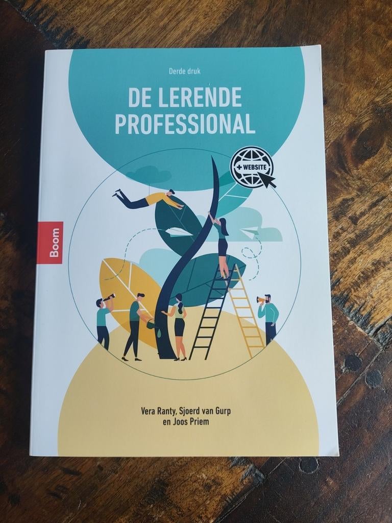 De Lerende Professional, 3e druk, z.g.a.n., Boeken, Studieboeken en Cursussen, Vera Ranty, Sjoerd van Gurp, Joos Priem, Zo goed als nieuw