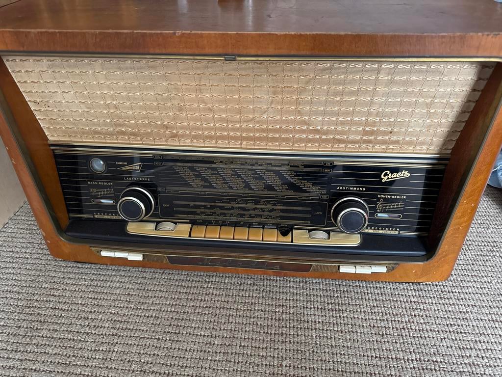 Vintage Graetz Melodica Radio, werkend., Ophalen of Verzenden, Gebruikt, Radio