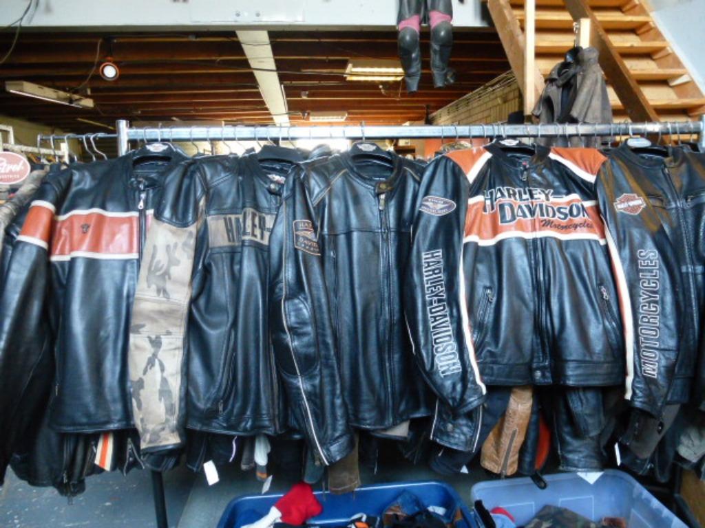 Harley Davidson Heren Jassen leer en stof in alle maten !!, Motoren, Kleding | Motorkleding, Ophalen, Broek | leer, Harley Davidson