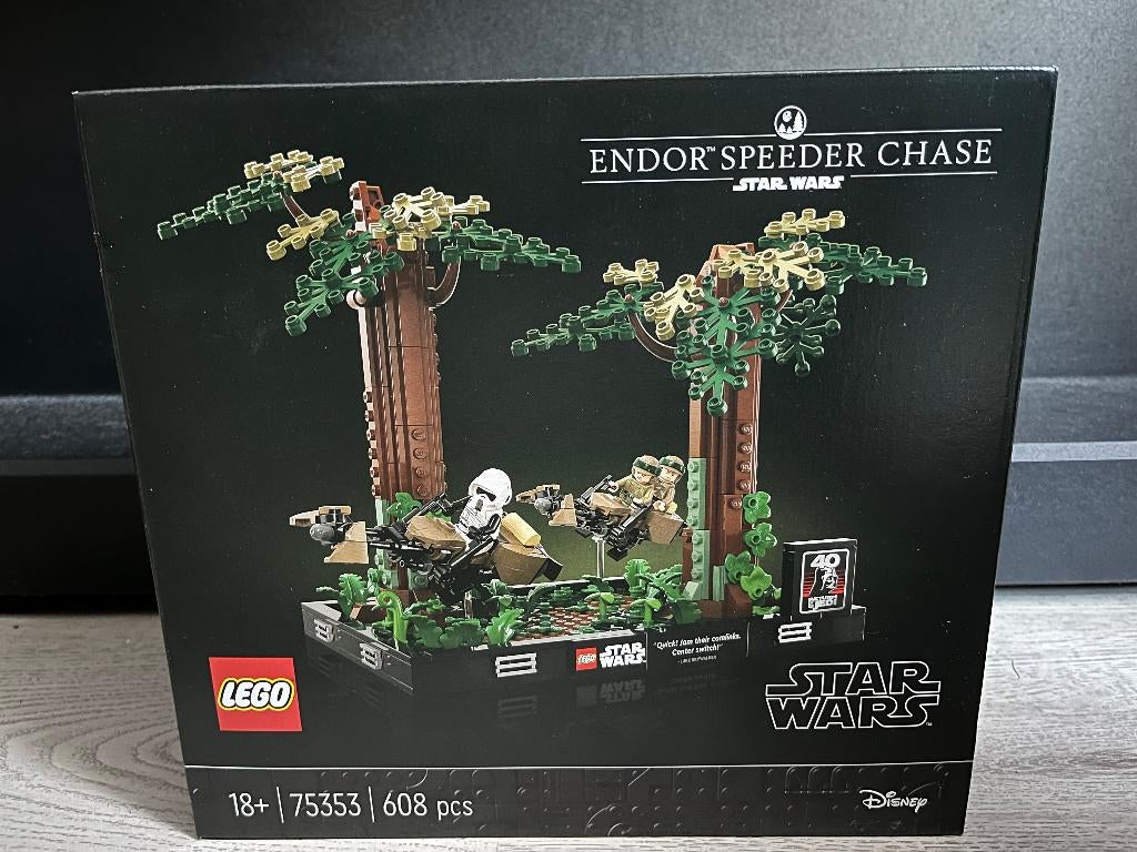 Lego 75353 Endor Speederachtervolging Diorama Nieuw in doos, Kinderen en Baby's, Speelgoed | Duplo en Lego, Nieuw, Lego, Complete set