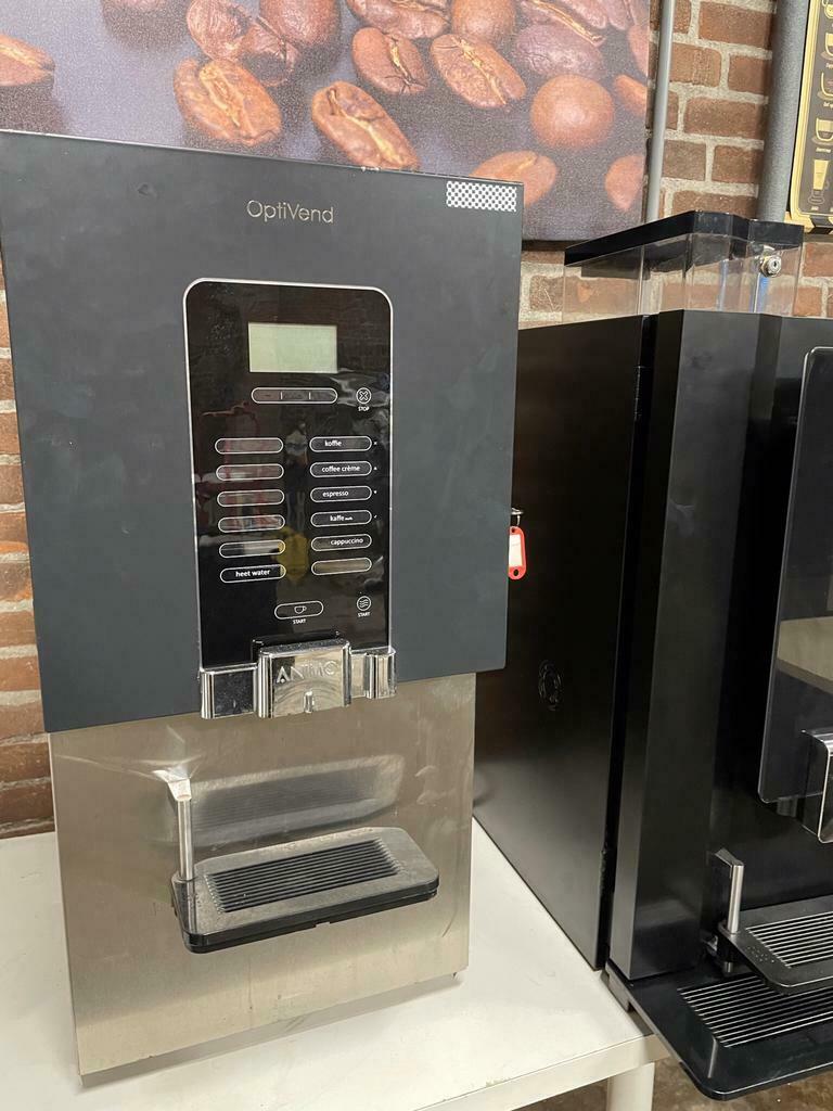 Animo OptiVend 21 TL NG ( zo goed als nieuw)Cappuccino, Witgoed en Apparatuur, Koffiezetapparaten, Ophalen of Verzenden, Zo goed als nieuw