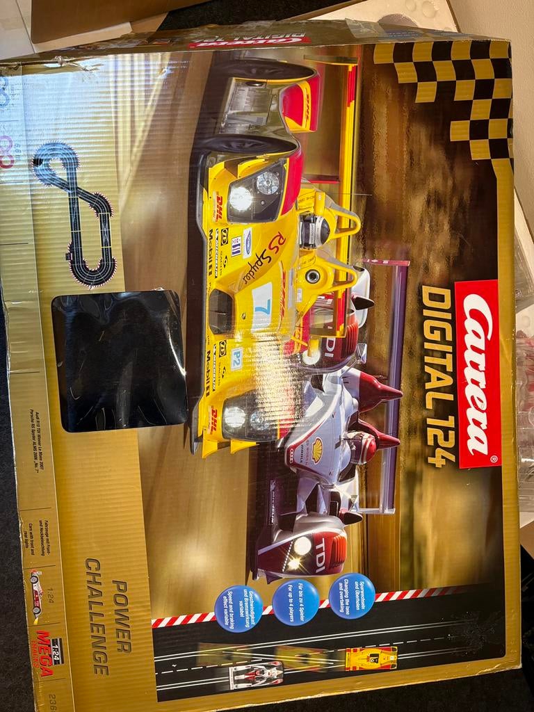 Carrera digital 1:24, Kinderen en Baby's, Speelgoed | Racebanen, Ophalen, Zo goed als nieuw, Elektrisch, Carrera