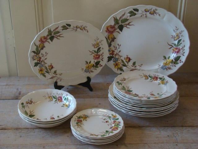 Servies, Engels, Grindley 'Rosalind', gaaf, Antiek en Kunst, Ophalen of Verzenden