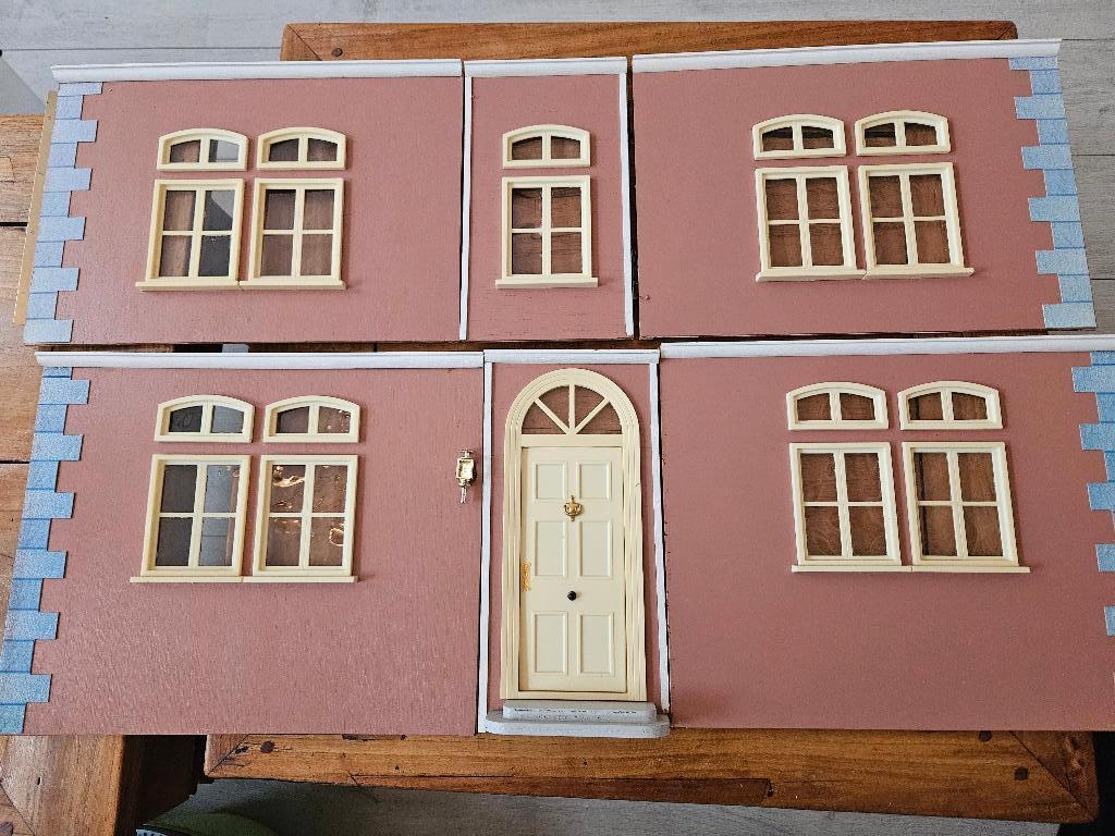 Voorkant platen Del Prado poppenhuis, Ophalen, Gebruikt, Poppenhuis