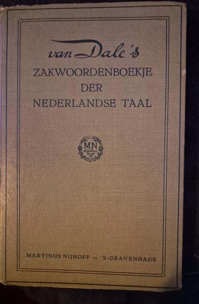 Van Dale's Zakwoordenboekje der Nederlandse Taal, Boeken, Gelezen, Van Dale, Nederlands, Ophalen of Verzenden