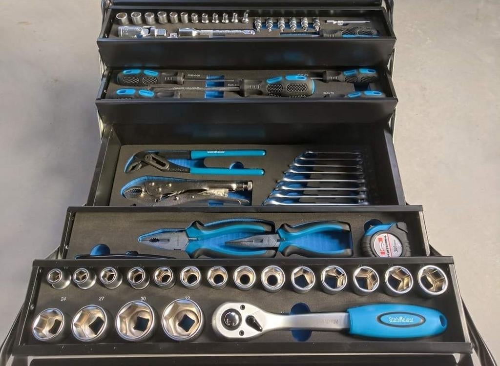 gereedschapskist vol gereedschap, Ophalen of Verzenden, Nieuw