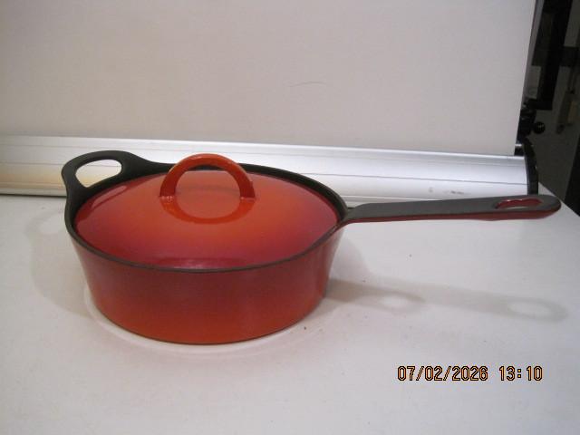 hackman 25 cm steelpan hapjespan gietijzer (374), Ophalen of Verzenden, Gebruikt, Gietijzer, Koekenpan of Braadpan