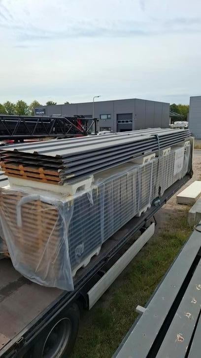 Sandwich Dakpanelen 40 / 70 - 315,92 m2 € 24,50 per m2, Dakisolatie, 4 tot 8 cm, Nieuw, Ophalen of Verzenden