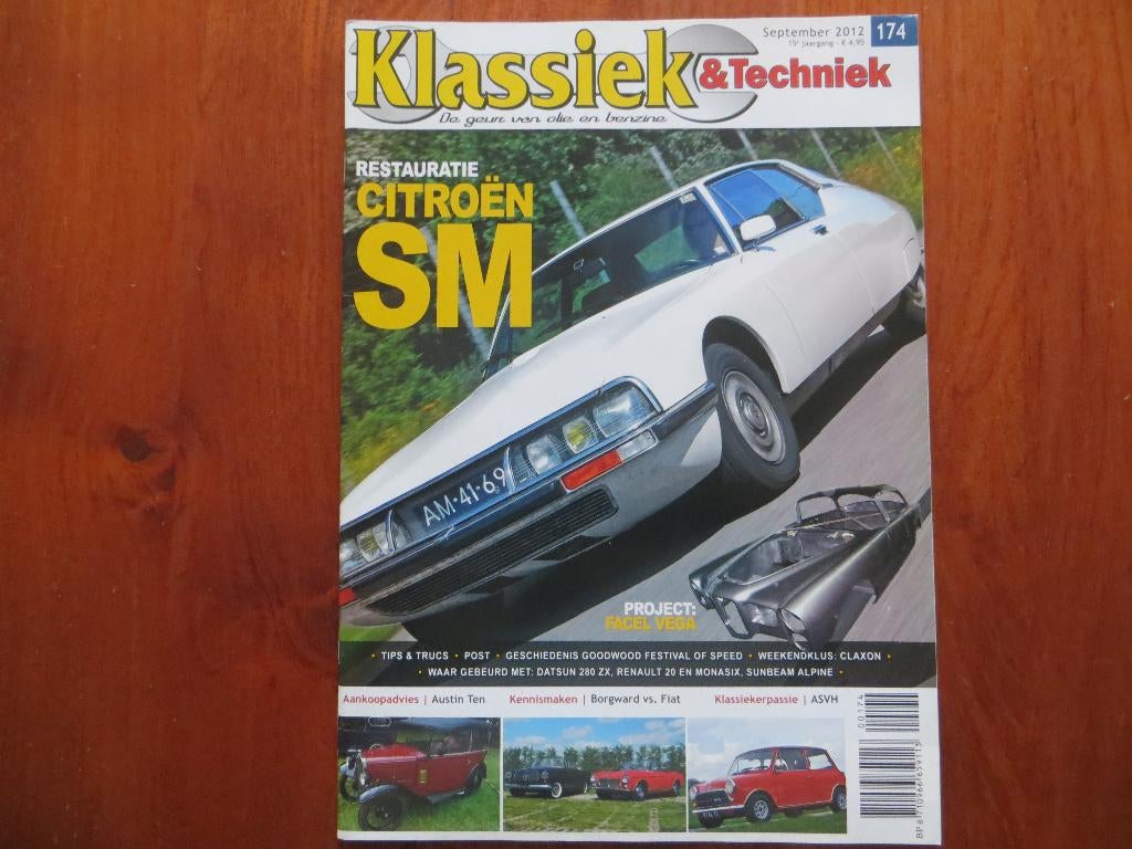 Klassiek & Techniek 174 Citroën SM, Austin Ten, Borgward, Boeken, Auto's | Folders en Tijdschriften, Ophalen of Verzenden, Nieuw