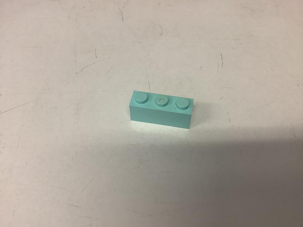 Lego steen 1x3 donker aqua, Ophalen of Verzenden, Gebruikt, Losse stenen, Lego