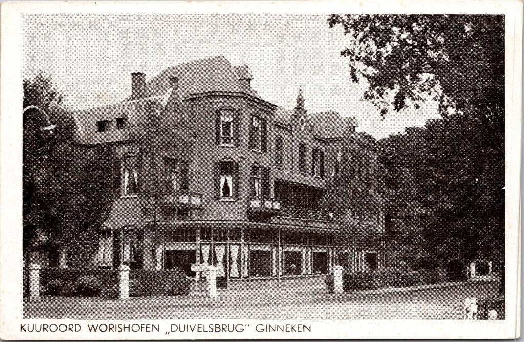 Ginneken - Kuuroord Worishoven Duivelsbrug, Ophalen of Verzenden, 1940 tot 1960, Ongelopen, Noord-Brabant
